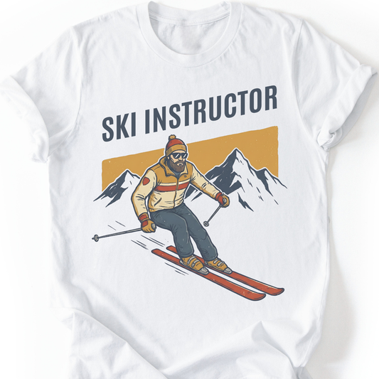 Skilehrer T-Shirt | SKI INSTRUCTOR | Après-Ski Shirt
