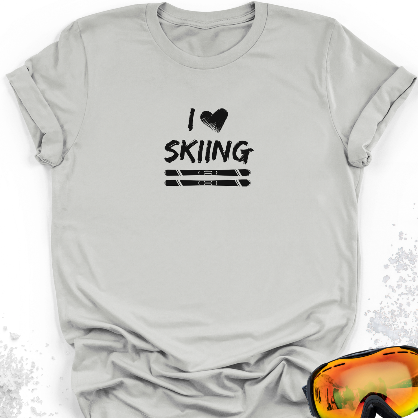 I Love Skiing T-Shirt | Après-Ski Outfit, Skilehrer Dankeschön & T-Shirt für den nächsten Familien Skiurlaub