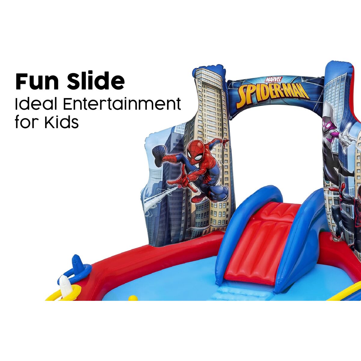 Bestway Kinderbecken Bestway Spiderman 211 X 206 X 127 Cm Spielplatz