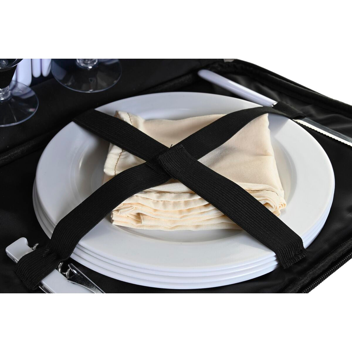 Picknick-Set Dkd Home Decor 43 X 23 X 29 Cm Marineblau