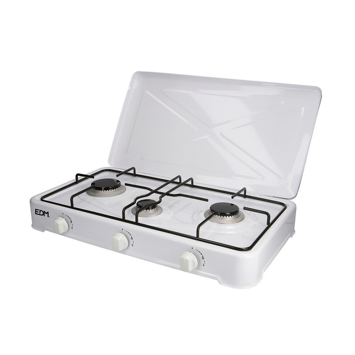 Gaskocher Edm Weiß Metall 60 X 33 X 12 Cm