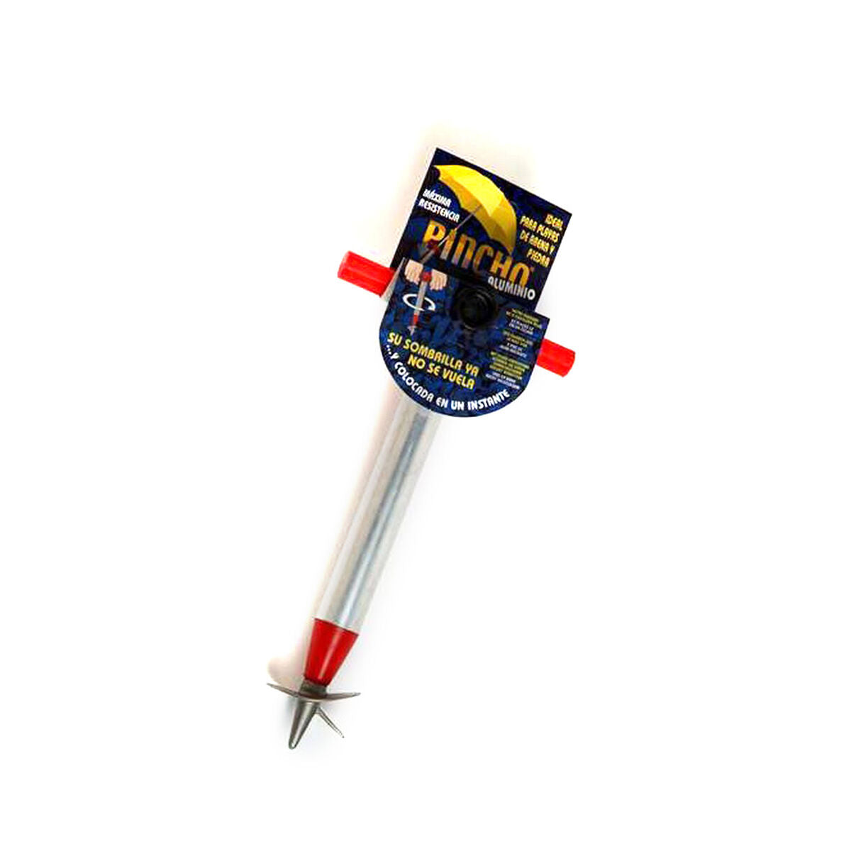 Bigbuy Kids Dornständer Für Sonnenschirm Aluminium Rot Blau Gelb (32 X 16,5 X 6,50 Cm)
