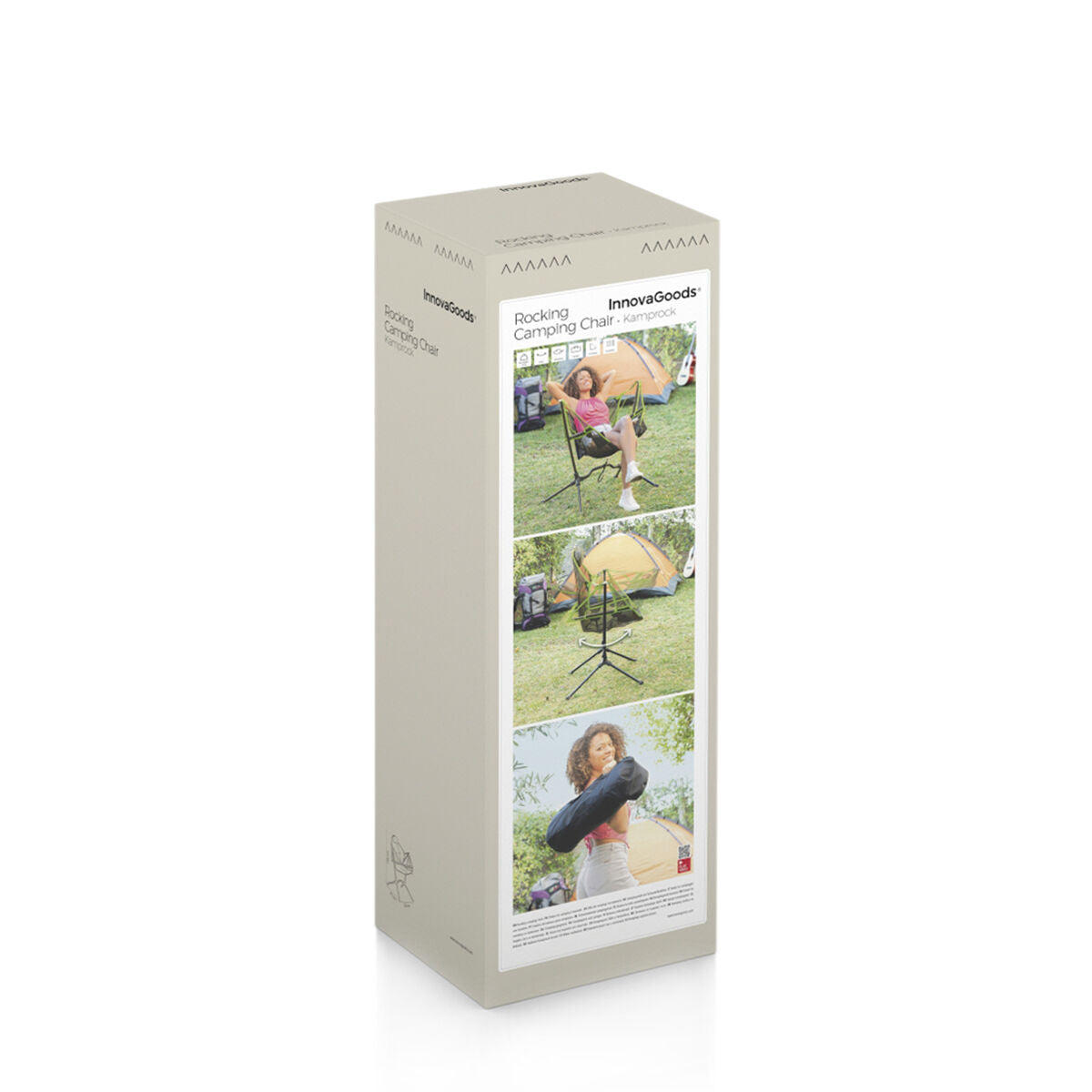Innovagoods Klappbarer Camping-Schaukelstuhl Kamprock Innovagoods