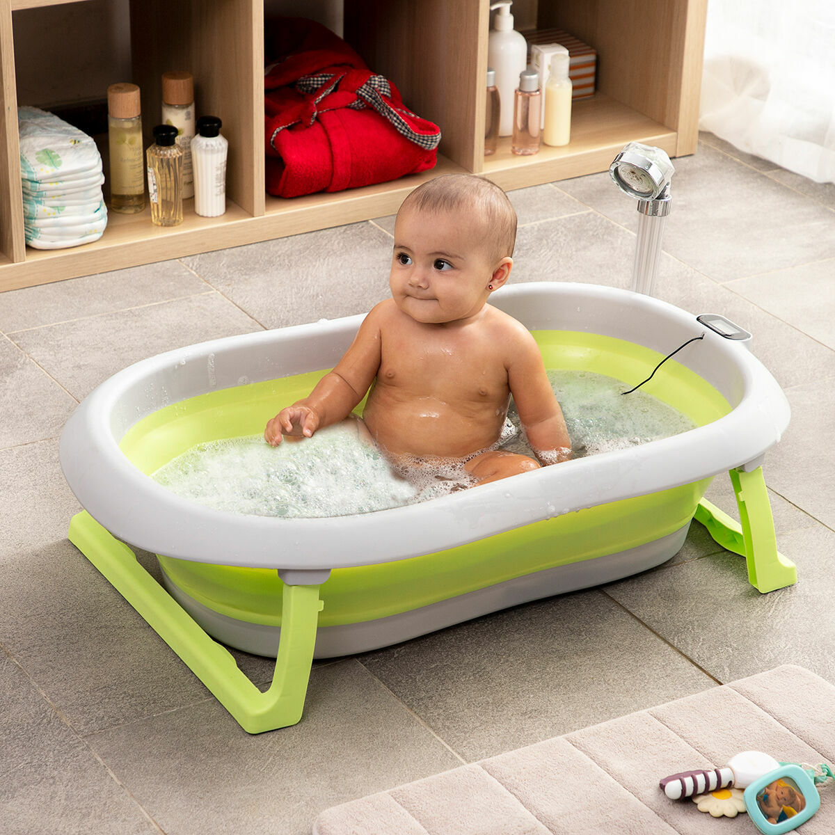 Innovagoods Faltbare Evolutionäre Babybadewanne Fovibath Innovagoods