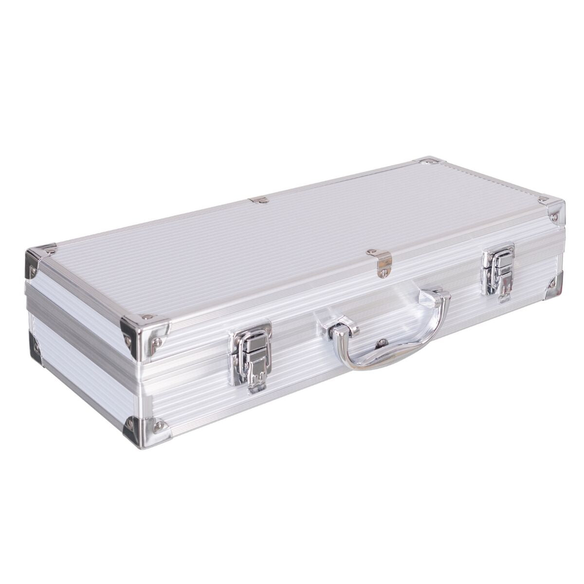 Bigbuy Garden Grillzubehör-Set Mit Tragetasche Edelstahl 37 X 16 X 8 Cm