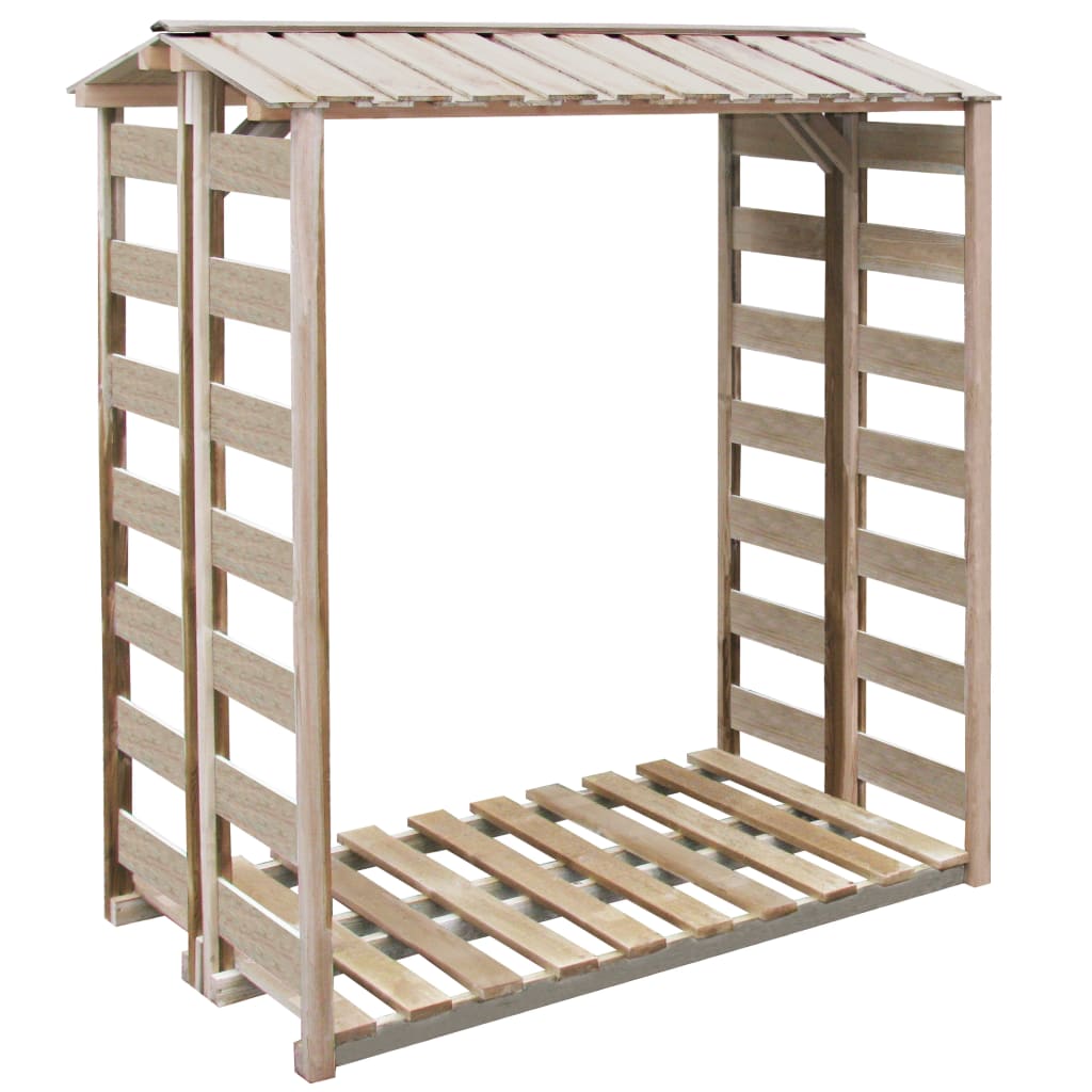Brennholz-Lagerschuppen 150X90X176 Cm Kiefernholz Imprägniert