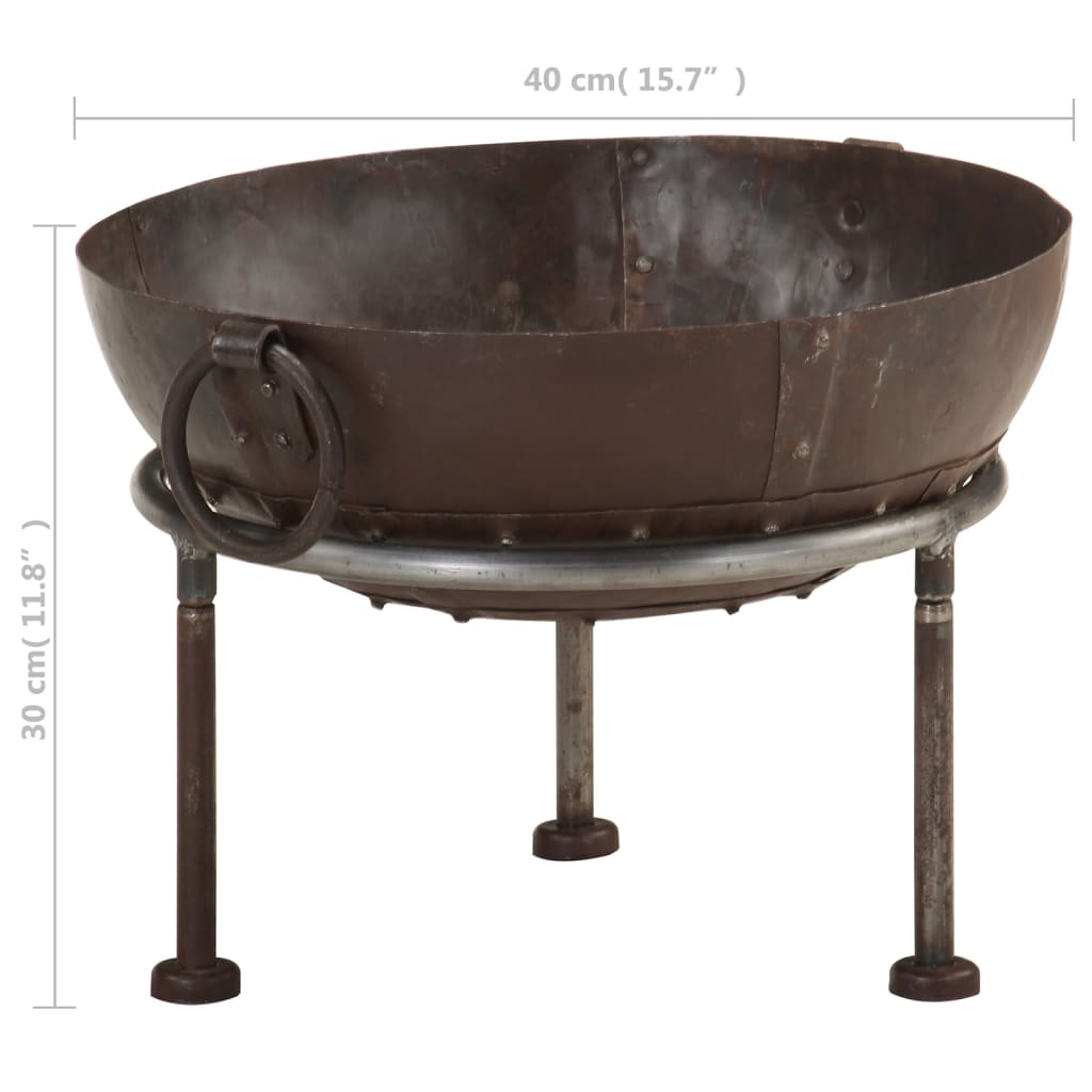 Rustikale Feuerstelle Ø 40 Cm Eisen