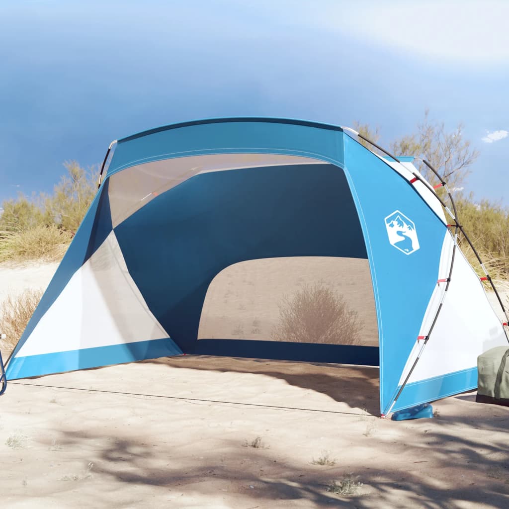 Strandzelt Grau 274X178X170/148 Cm 185T Taft