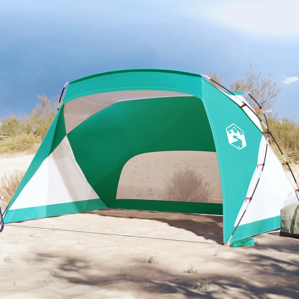 Strandzelt Grau 274X178X170/148 Cm 185T Taft