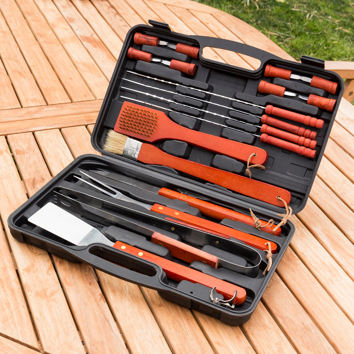 Innovagoods Handkoffer Barbacoa Barbecase Innovagoods 18 Stücke
