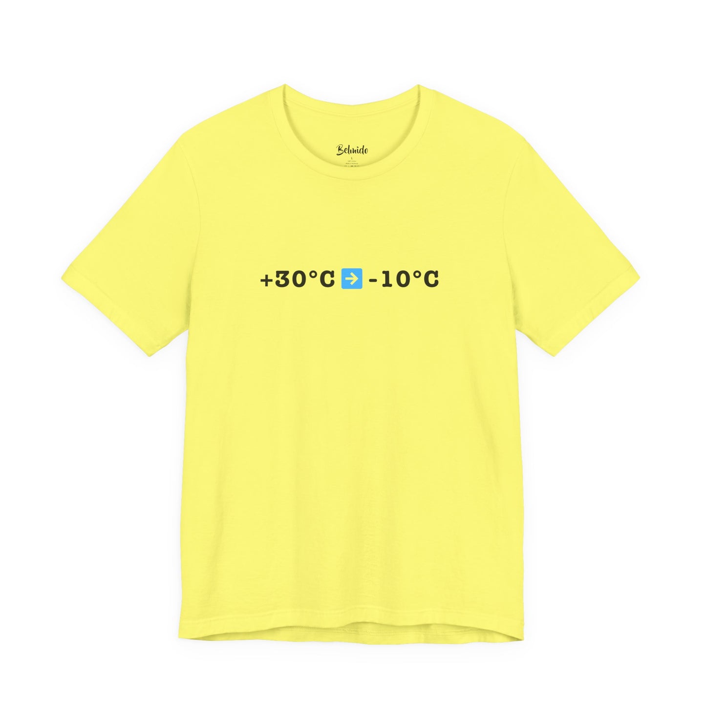 Von +30°C auf -10°C T-Shirt | Apres Ski Outfit, Eisbaden Shirt