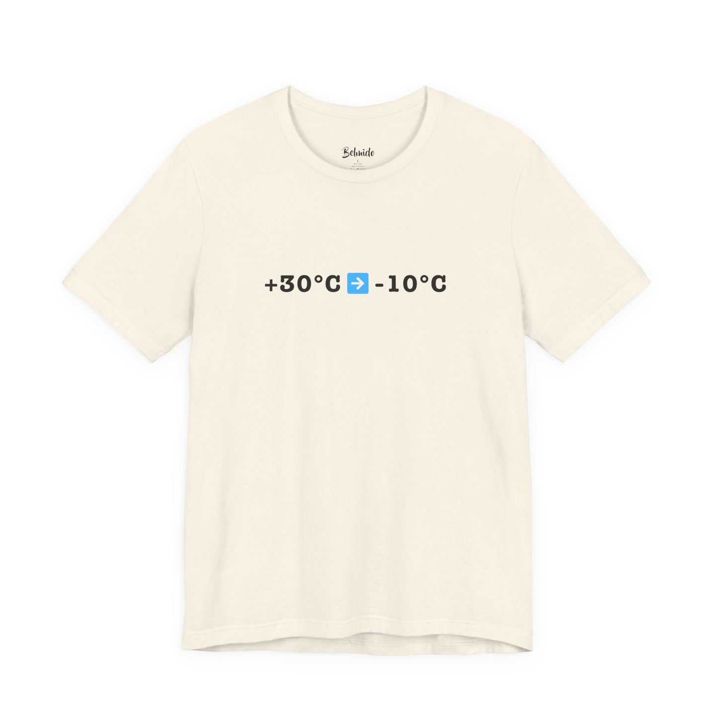 Von +30°C auf -10°C T-Shirt | Apres Ski Outfit, Eisbaden Shirt