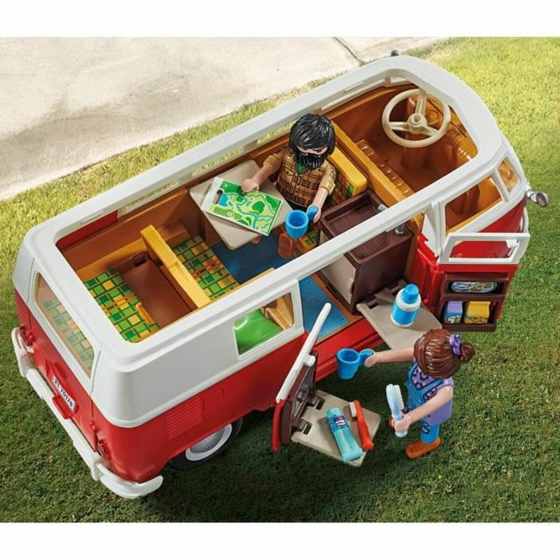 Playmobil Spielset Fahrzeuge Playmobil 70176 Volkswagen T1 Bus Rot