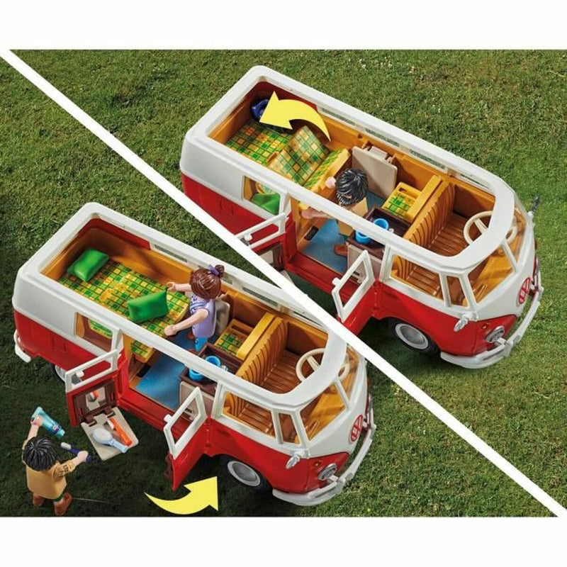 Playmobil Spielset Fahrzeuge Playmobil 70176 Volkswagen T1 Bus Rot