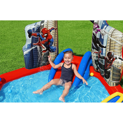 Bestway Kinderbecken Bestway Spiderman 211 X 206 X 127 Cm Spielplatz