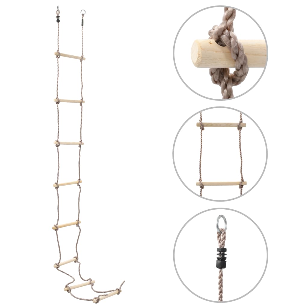 Kinder-Strickleiter 290 Cm Holz