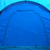 Campingzelt Stoff 9 Personen Dunkelblau Und Blau