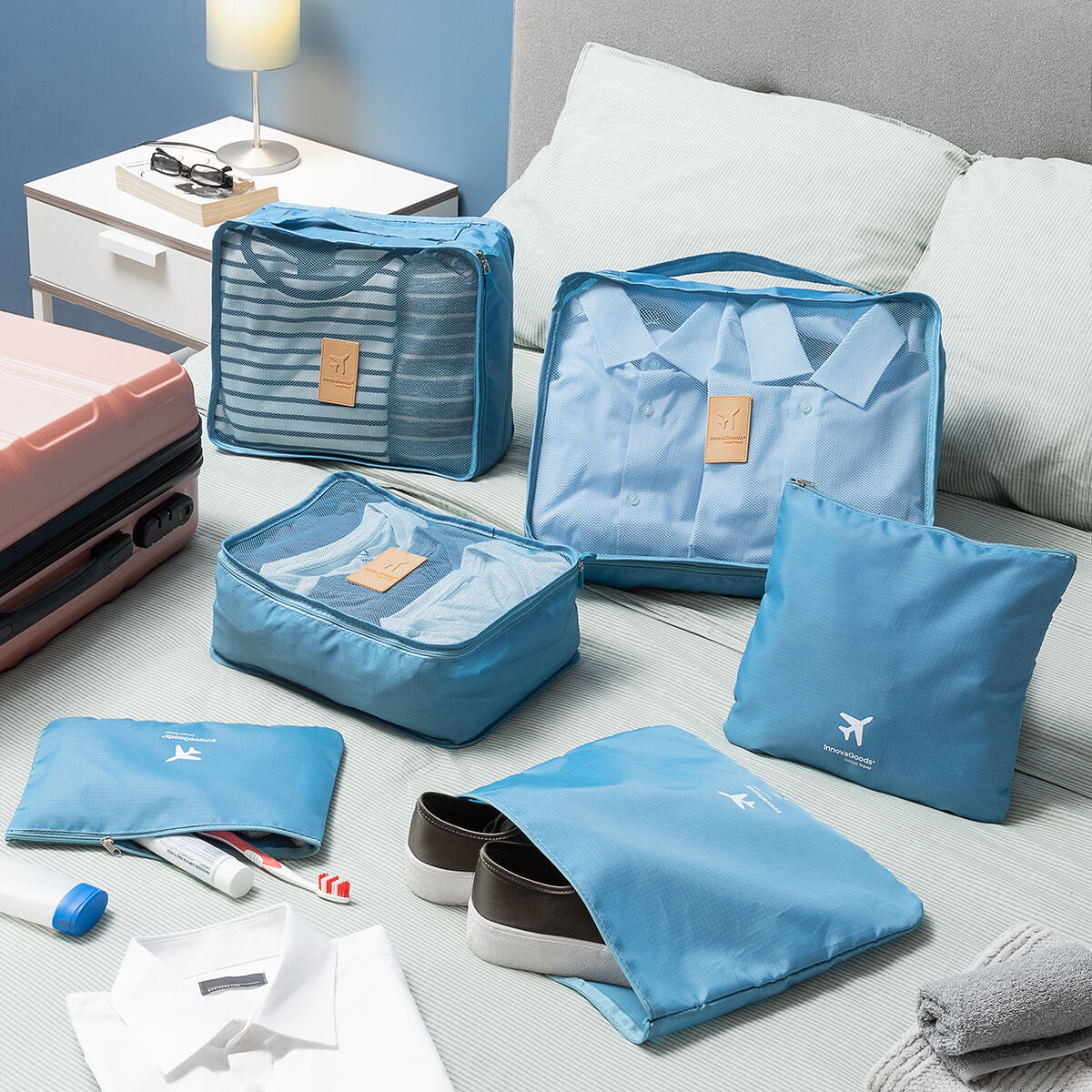 Innovagoods Ordnungssäcke Für Koffer Luggan Innovagoods 6 Stücke