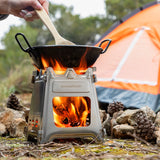 Innovagoods Zerlegbarer Campingkocher Aus Stahl Flamet Innovagoods