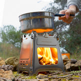 Innovagoods Zerlegbarer Campingkocher Aus Stahl Flamet Innovagoods